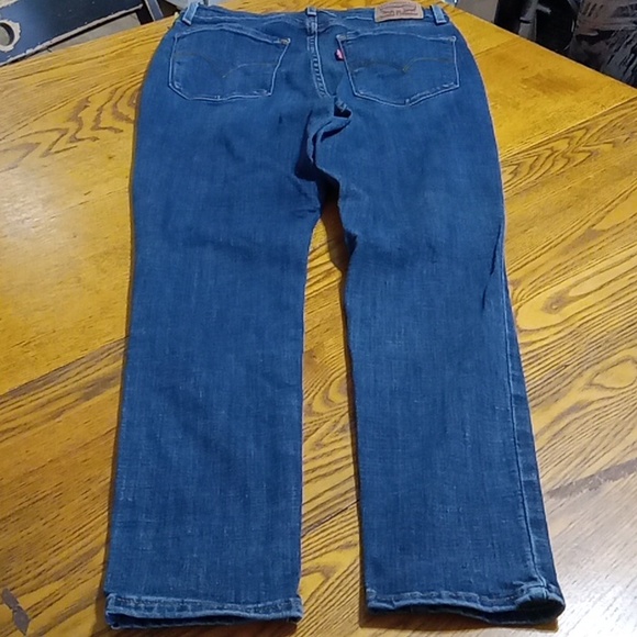LEVI'S Womens 29 (27 x 27) JEANS DENIM Pants Preowned BLUE HIGH RISE SKINNY - Picture 4 of 7